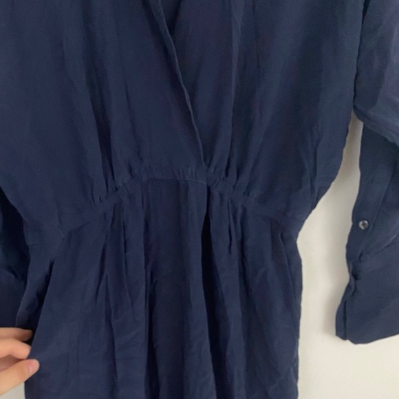 A.L.C. Neymar Navy Blue Silk Jumpsuit SZ 10 NEW!!! - Picture 4 of 8